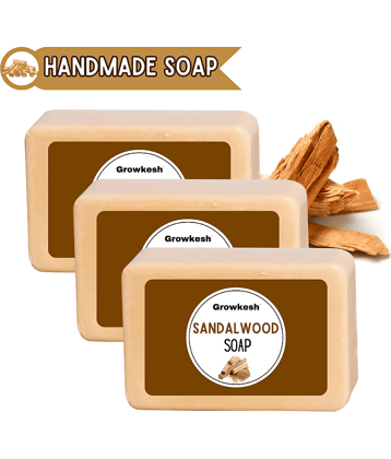 Growkesh Beauty Soap for All Skin Type ( Pack of 3 )
