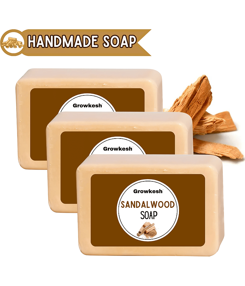 Growkesh Beauty Soap for All Skin Type ( Pack of 3 )