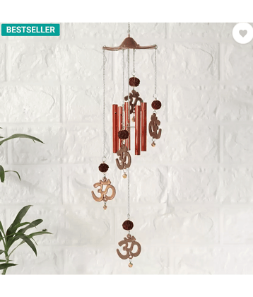 zonezer DEEP COLLECTION Brass Rod Indoor Windchime Pack of 1