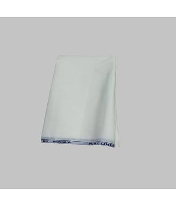 Raymond - White Linen Men's Unstitched Shirt Piece ( Pack of 1 )
