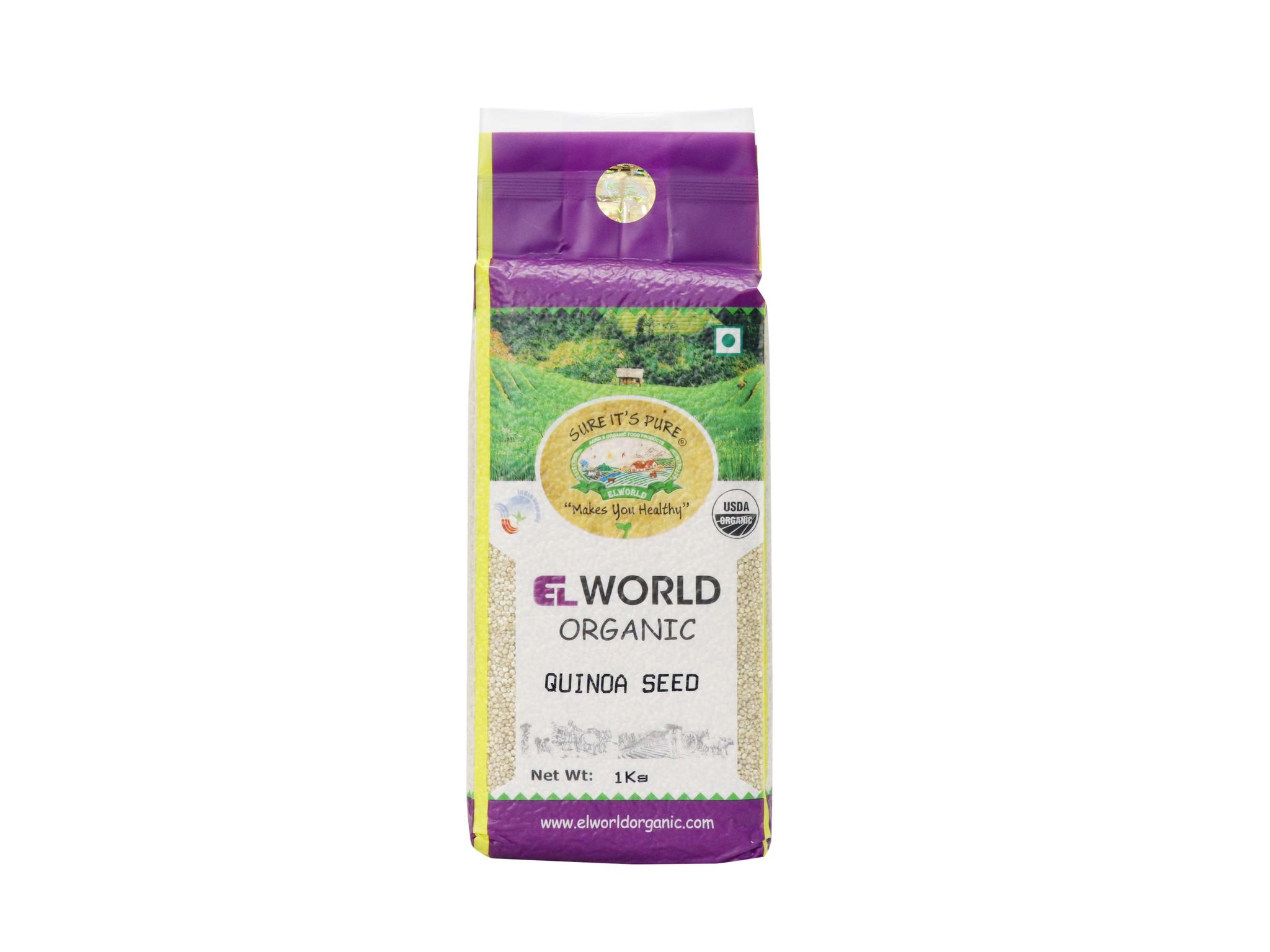 Elworld Agro & Organic Food Products Quinoa seed 1Kg
