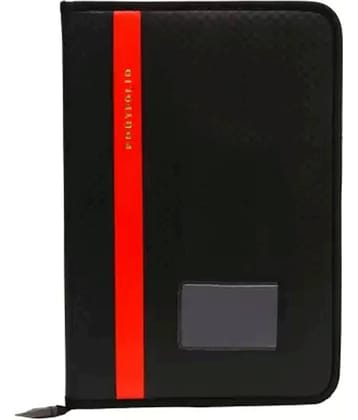 RAVARIYA GRAPHICS - Black Folder Bag ( Pack of 1 )
