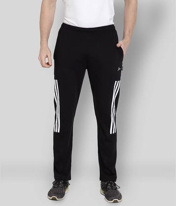 Zeffit - Black Cotton Blend Men's Sports Trackpants ( Pack of 1 )