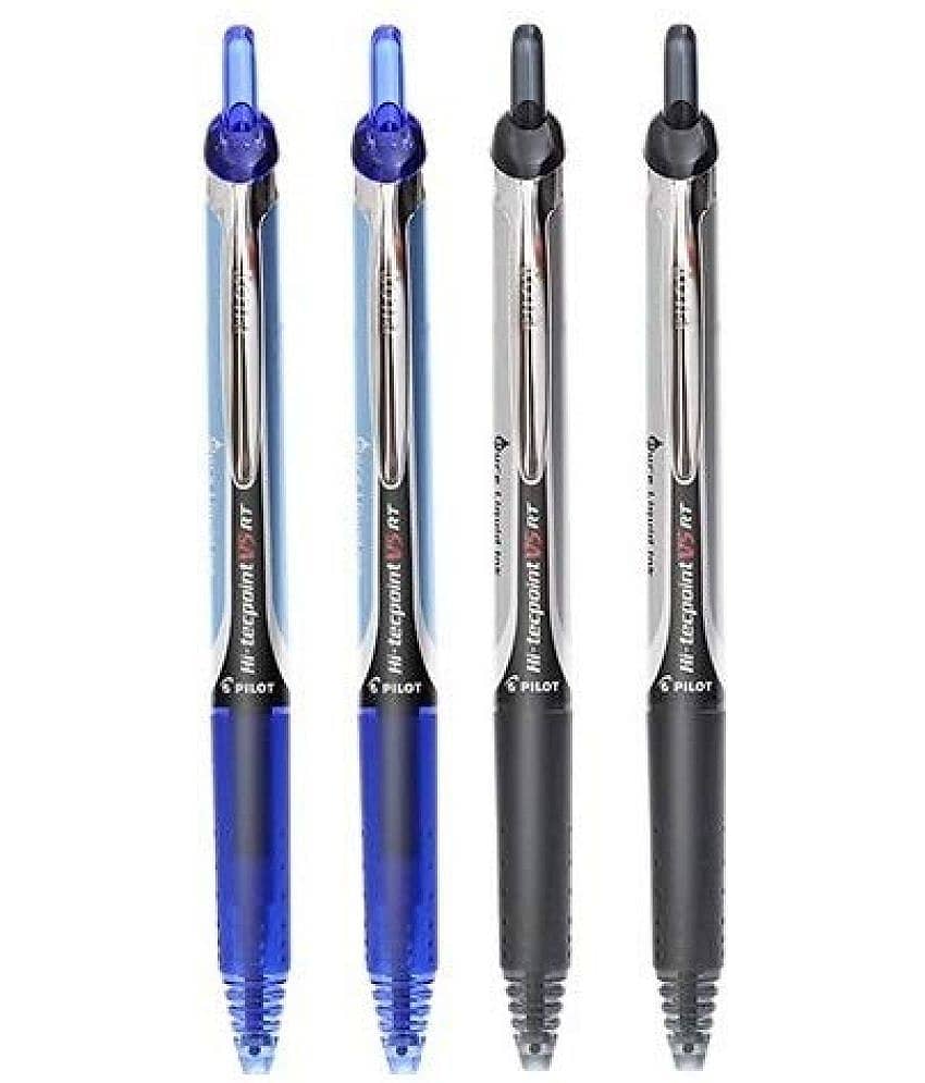 Pilot Hi-Tecpoint V5 RT Blue 2, Black 2