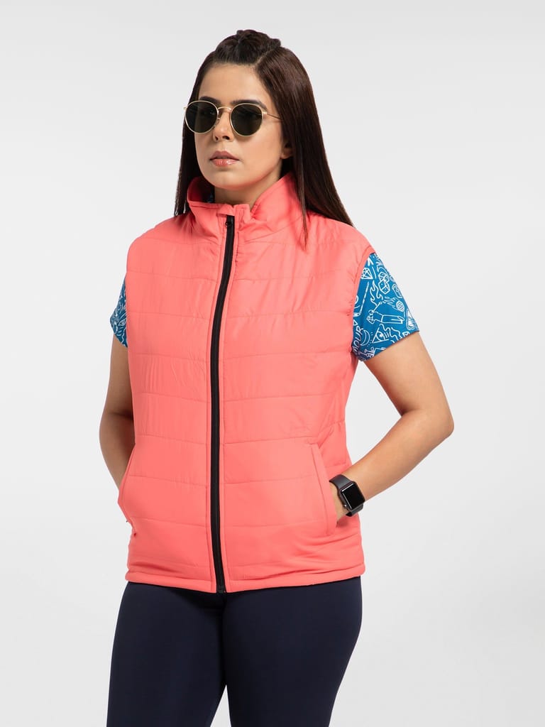 AH Women Half Jacket Sport Pink