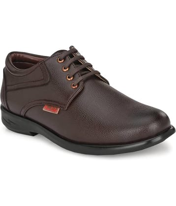 YOU LIkE - Brown Men's Derby Formal Shoes