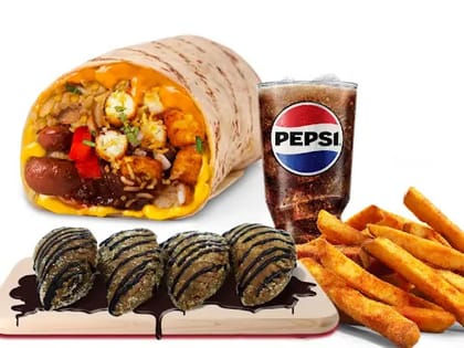 7 Layer Burrito Combo - Veg