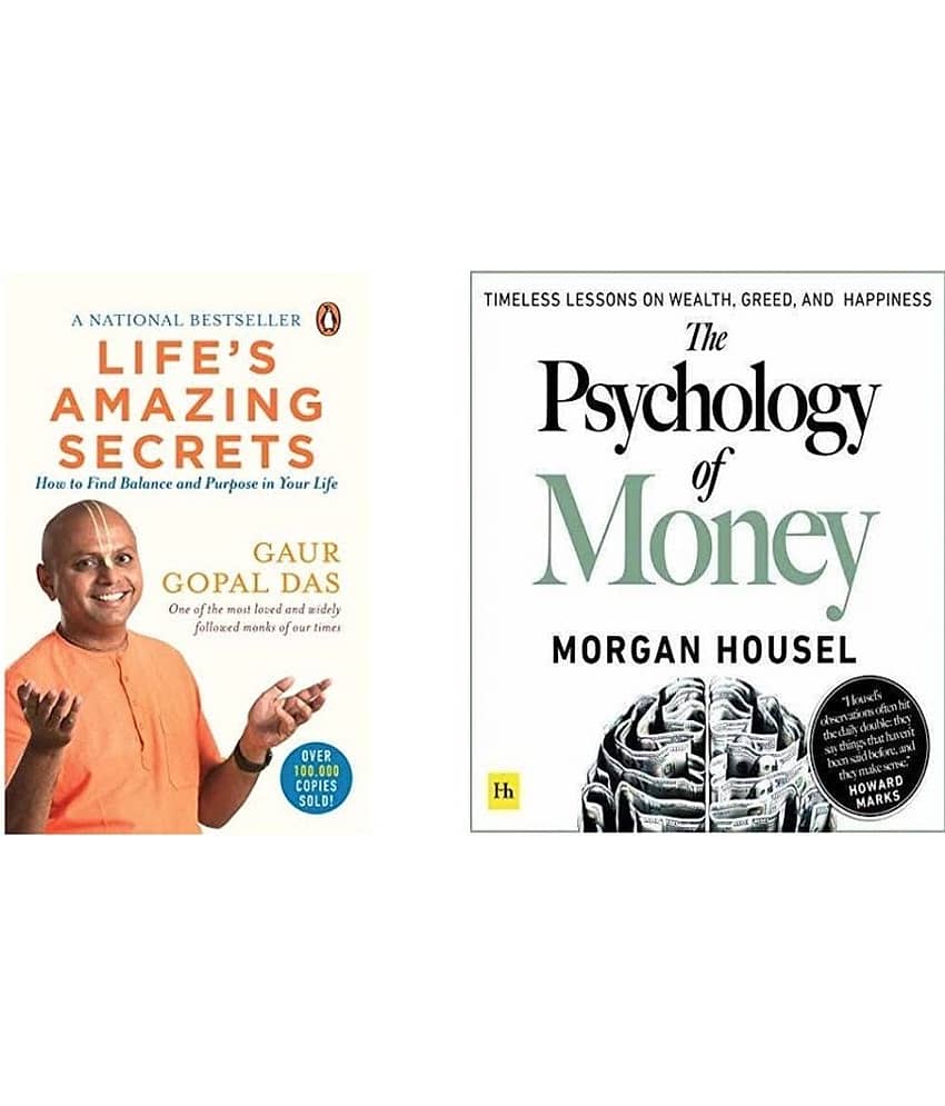 ( Combo of 2 books ) The Psychology of Money & LIFES AMAZING SECRETS - paperback