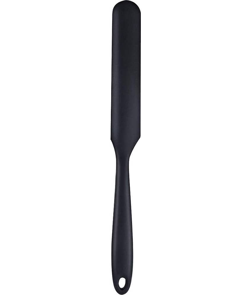 Baskety Silicone Butter Cream Jar Lifting Spatula( Pack of 1, Black )