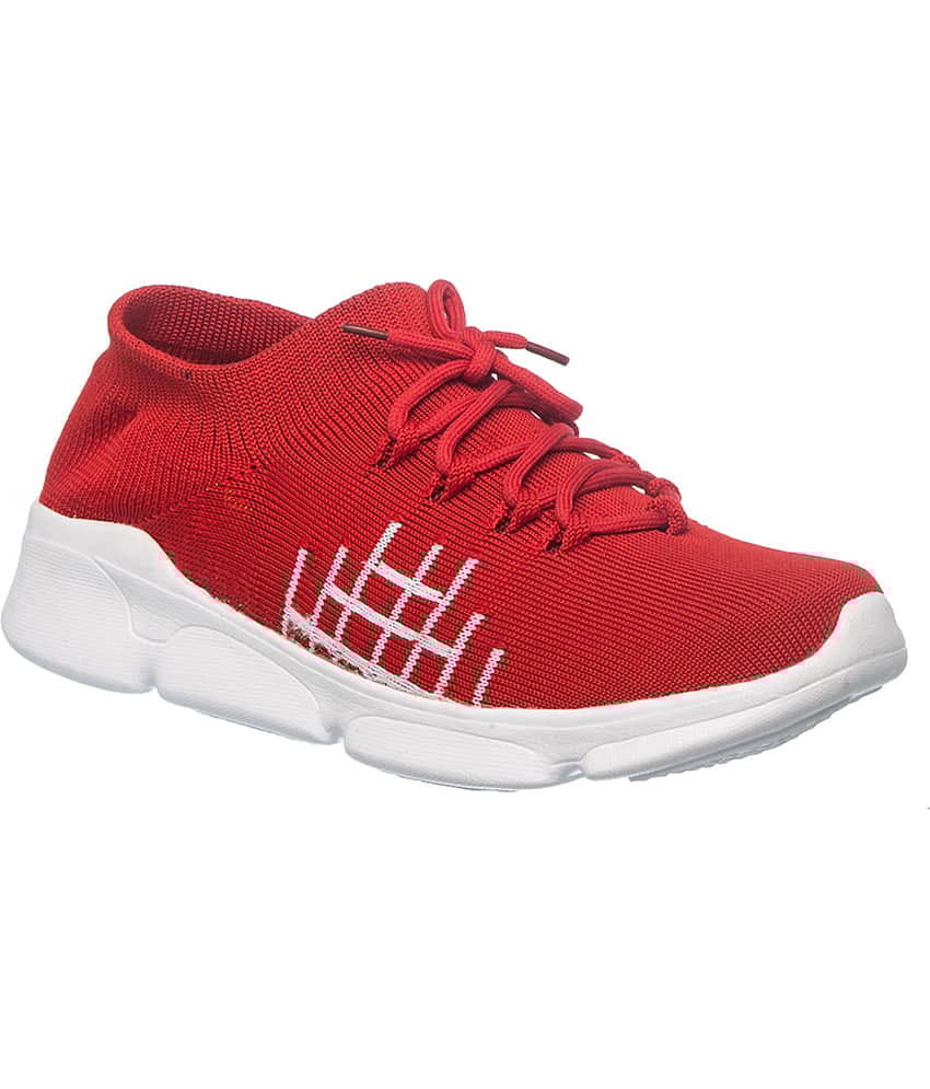 KHADIM Red Running Shoes
