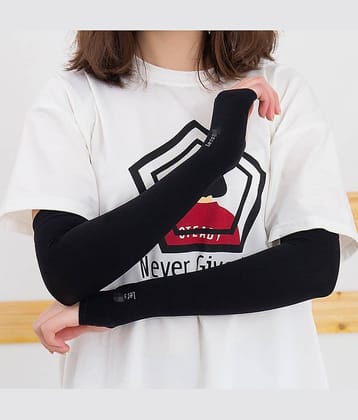 D1 DIFFERENT ONE Black Polyester Men's UV Protection Gloves ( Pack of 1 )