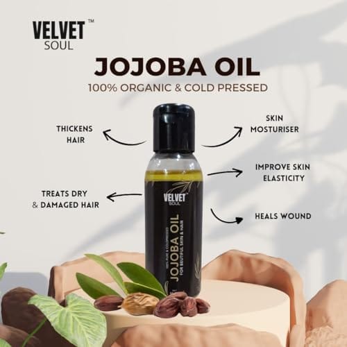Velvet Soul Jojoba Oil - Nature&apos;s Gift for Radiant Skin and Hair