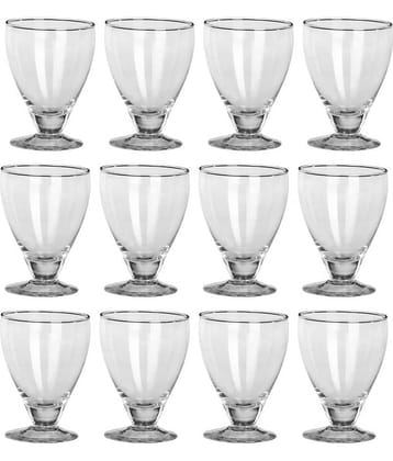 Somil Wine  Glasses Set,  250 ML - (Pack Of 12)