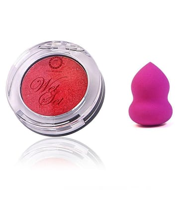 Colors Queen Wet Set Highlighter Red Silver Pack of 2 15 g