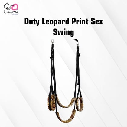 Kaamastra Heavy Duty Leopard Print Sex Swing