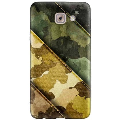 Denim camouflage Samsung J7 MAX Premium Embossed Mobile cover
