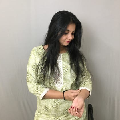 Pista Flower Print Kurti Set-36 - S