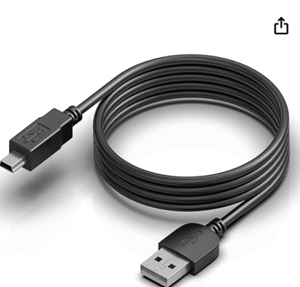 Lapster 5 pin mini usb cable, usb b cable,camera cable usb2.0 for External HDDS/Card Readers/Camera etc.