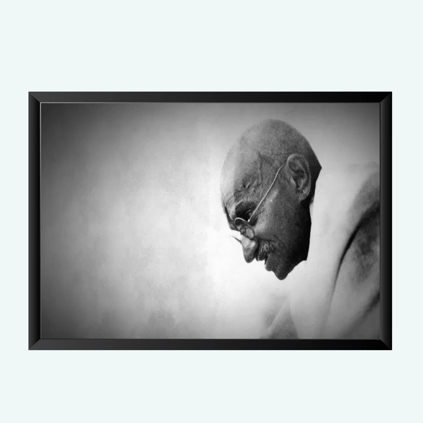 NOKKES Gandhi ji Wall Photo Frame For And Wall Decoration Wall Photo Frame Size 8X12 Inch_14