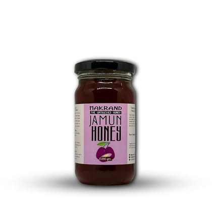 Makrand Organic Honey Jamun – 100% Pure, Raw, Unfiltered, & Natural – Sustainably Sourced from Healthy Bee Colonies for Maximum Flavor & Health Benefits 500gm