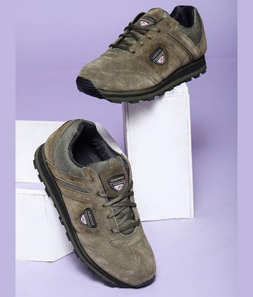 Abros AUSG7008 Olive Men's Outdoor Shoes