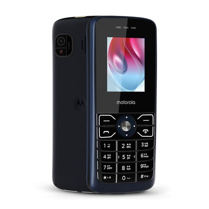 Motorola All-New A50 Dual Sim keypad Phone (with Voice Feature) | 1750 mAh Powerful Battery | 2 Years Replacement Warrenty| Rear Camera (Dark Blue) Motorola All-New A50 Dual Sim keypad Phone (with Voice Feature) | 1750 mAh Powerful Battery | 2 Years Repl