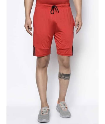 Glito - Red Polyester Men's Shorts ( Pack of 1 )