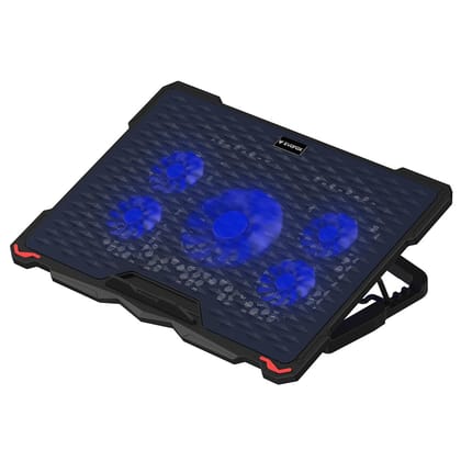 Amkette (649) EvoFox Typhoon Laptop Five Fan Cooling Pad Black