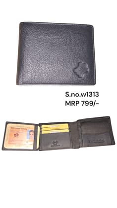 Genuine leather wallet for men Pack Of 2