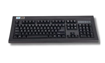TVS ELECTRONICS Gold Prime Mechanical Wired Keyboard | Dustproof Key switches | Guaranteed 50 Million keystrokes | 1.5 Meter USB Cable, USB Gold Keyboard (Black)