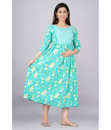 Nevisha Style Multi Color Cotton Maternity Kurta