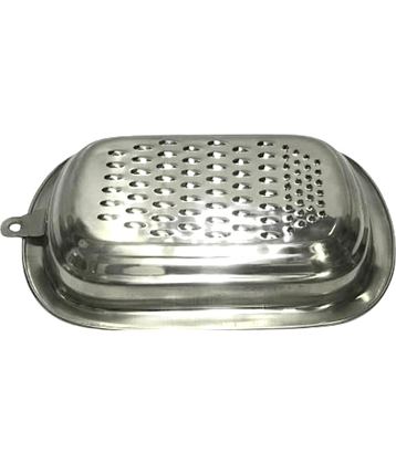 Dynore Stainless Steel Vegetable Grater,Coconut Grater,Fruit Grater ( Pack of 1 ) - Silver