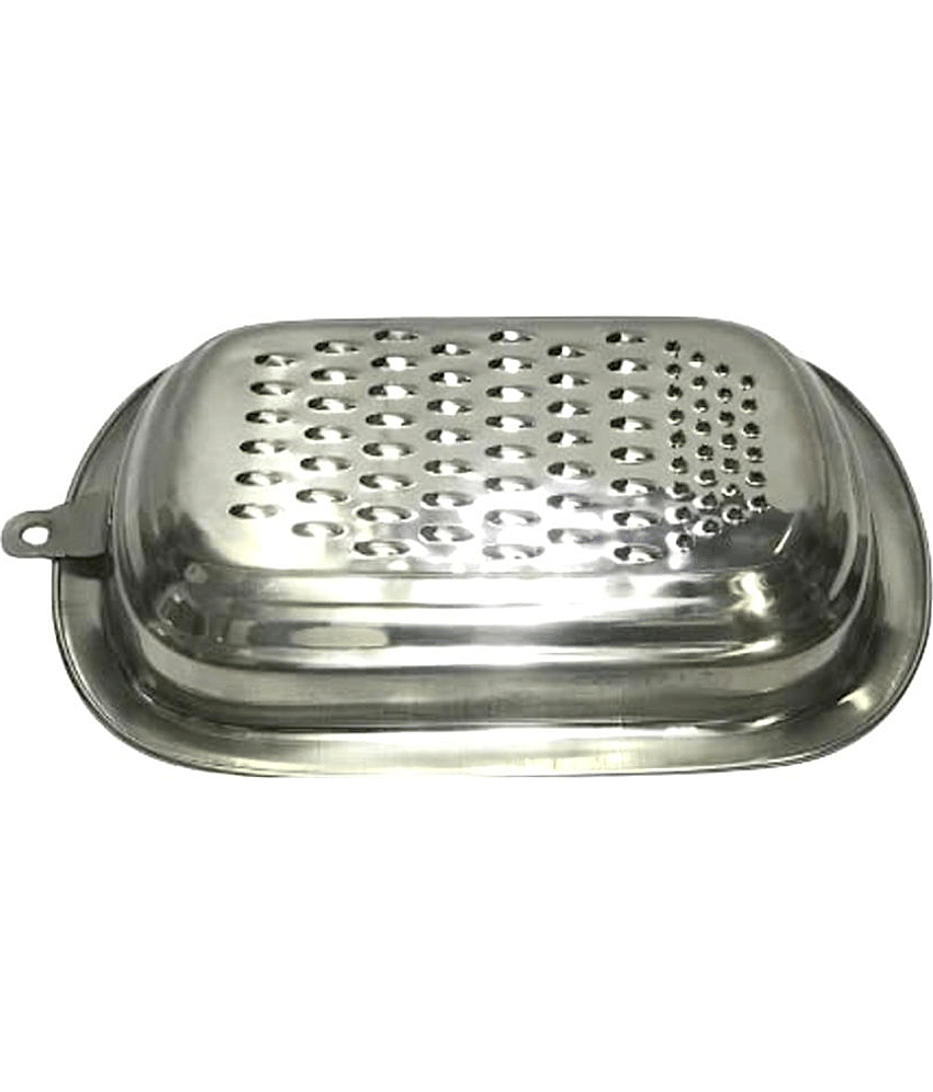Dynore Stainless Steel Vegetable Grater,Coconut Grater,Fruit Grater ( Pack of 1 ) - Silver