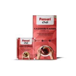 Pansari Kashmiri Kahwa Green Tea - 25Dips