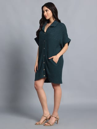 PUNK Green Dress for Women – Bold & Stylish for Every Occasion-S / Green