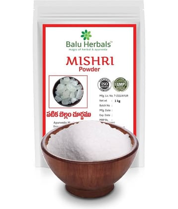Balu Herbals Misri (Pattikabellam) Powder 1Kg Powder 1000 Gm