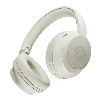pTron Studio Evo 70hrs Playtime Wireless Over Ear Headphones with HD Mic, Low-Latency Game/Movie/Music Modes, Punchy Bass, BT5.3, Dual Device Pairing, Voice Assistant & Type-C Fast Charging (Beige) pTron Studio Evo 70hrs Playtime Wireless Over Ear Headph