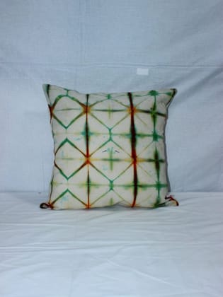Tiseer Tye & Dye cushion cover Manjarpat Cotton Size - 16x16