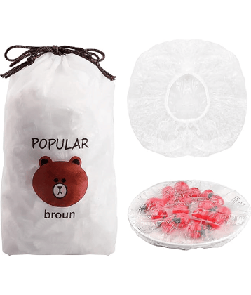 100Pcs Fresh Keeping Bags Reusable Elastic Food Storage Covers Plastic Adjustable Sealing Bowl Lids (1)