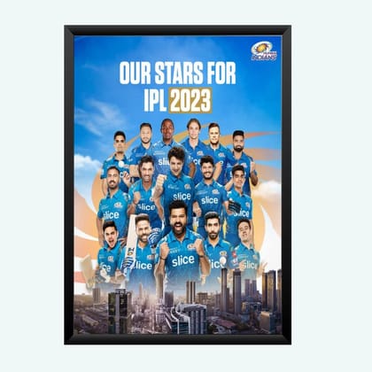 Nokkes Cricket IPL M.S Dhoni CSK Chennai Super King Team Photo Frame 8X12 Inch Size Photo Frame Photo Home Office_msd6