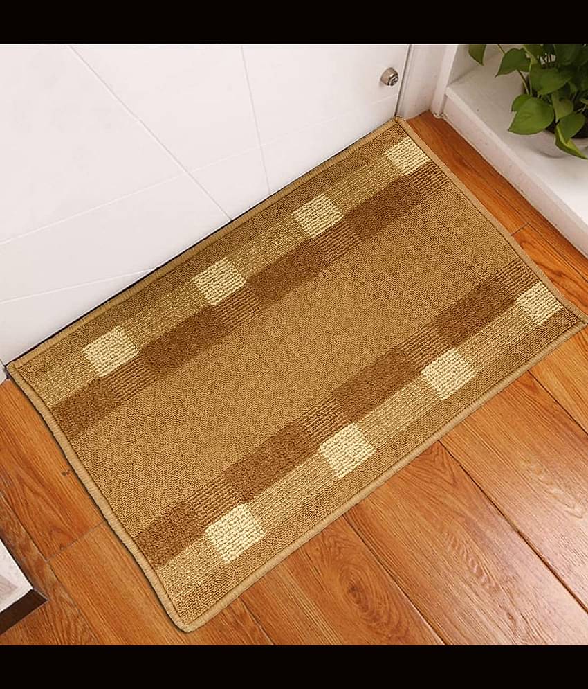 Status Beige Single Door Mat - ( 45 X 70 )
