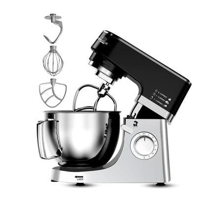 INALSA EspertoLX 1300W StandMixer Digital Presets 5.3L Stainless Steel Bowl|Pure Copper Motor All Metal Gears DoughHook, Beater&Whisk Dishwasher Safe|Ideal for Baking &Kneading Black INALSA EspertoLX 1300W StandMixer Digital Presets 5.3L Stainless Steel INALSA EspertoLX 1300W StandMixer Digital Presets 5.3L Stainless Steel Bowl|Pure Copper Motor All Metal Gears DoughHook, Beater&Whisk Dishwasher Safe|Ideal for Baking &Kneading Black INALSA EspertoLX 1300W StandMixer Digital Presets 5.3L Stainless Steel