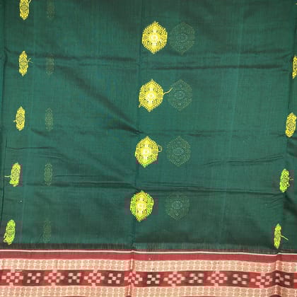 Bomkai Cotton Ikat Saree