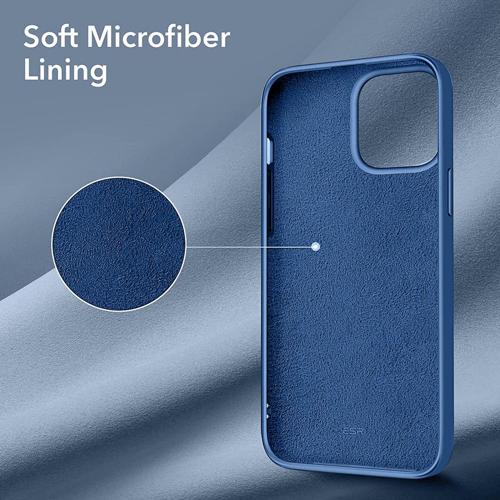 LIRAMARK Liquid Silicone Soft Back Cover Case for Apple iPhone 13 Mini (6.1 Inch)