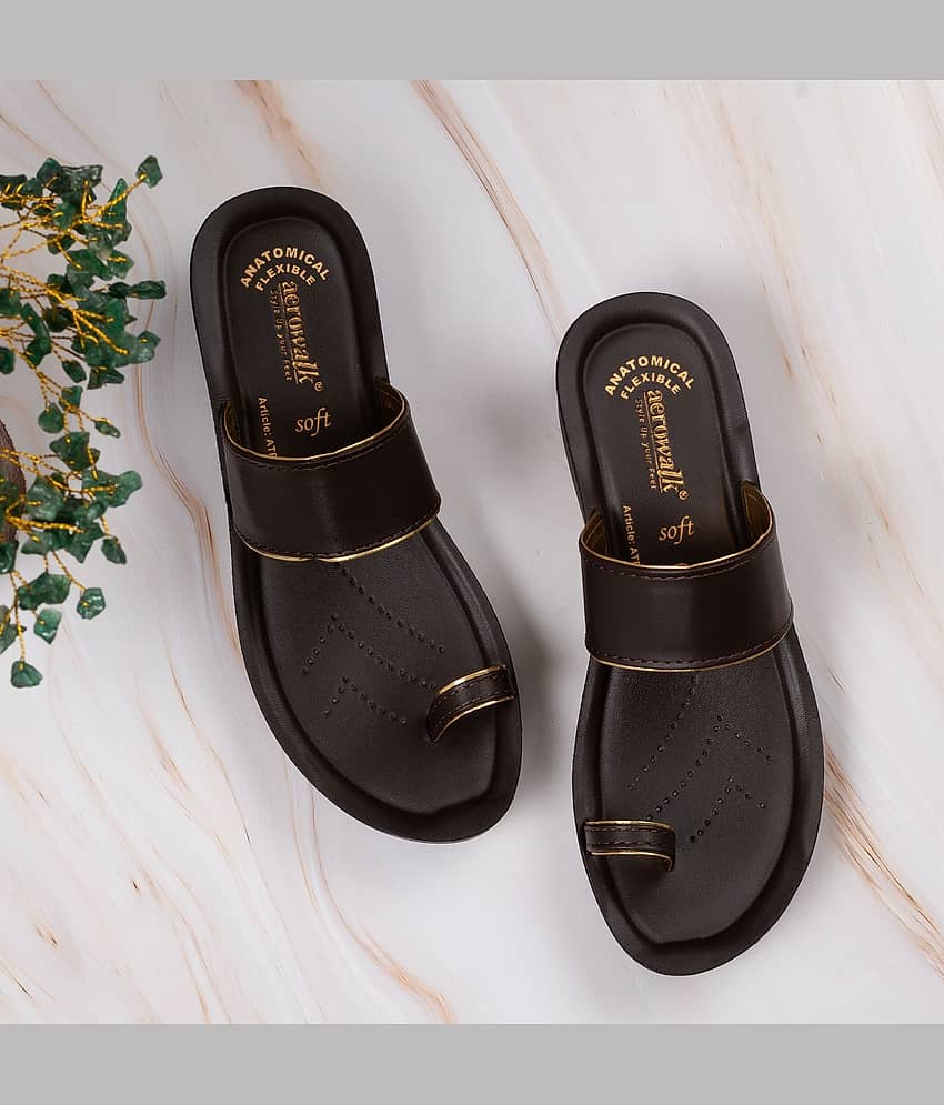 Aerowalk Black Women's Sandal Heels