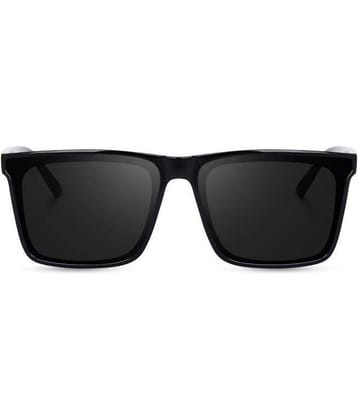 Dyana Core Black Square Sunglasses ( Pack of 1 )