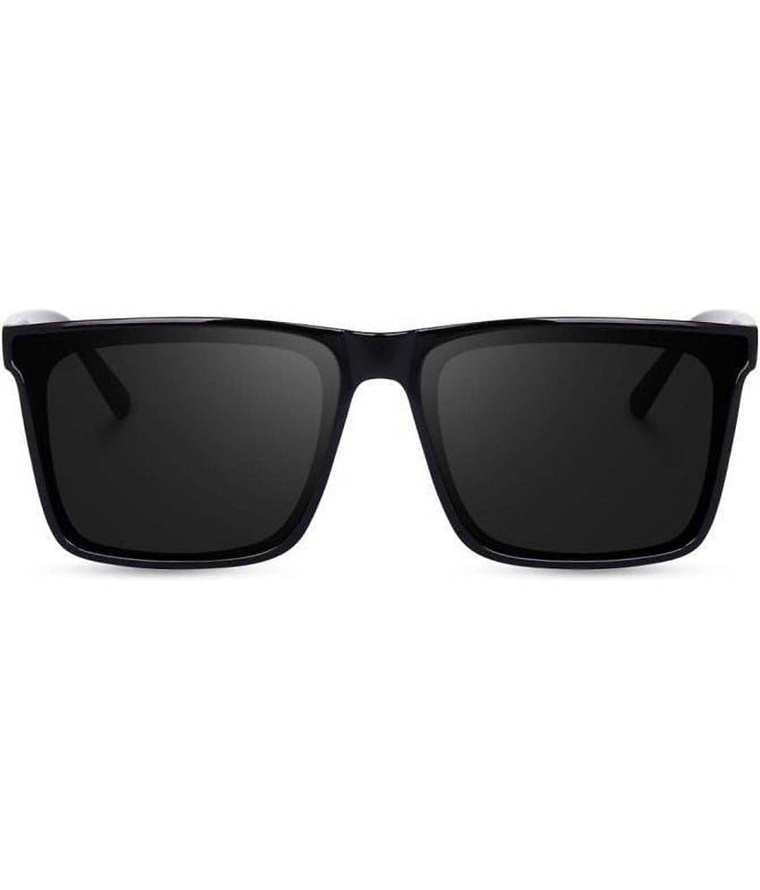 Dyana Core Black Square Sunglasses ( Pack of 1 )