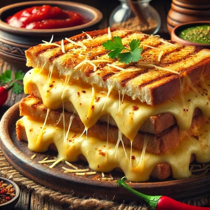 Double Cheese Sandwich