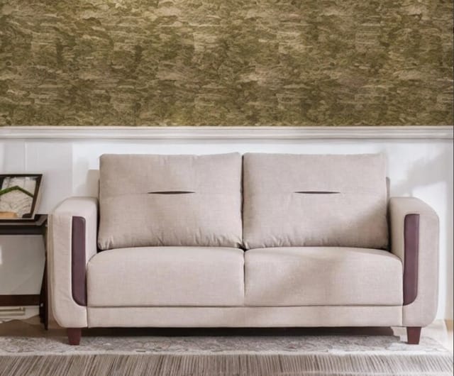 Starlet Furniture 3 Seater Sofa (Beige)