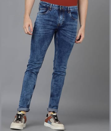 Urbano Fashion Slim Fit Washed Men's Jeans - Blue ( Pack of 1 )
